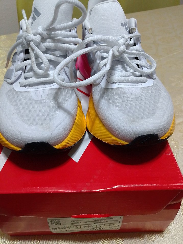 Beyaz Gri Bağcıklı Spor Kadın adidas - Görsel 2