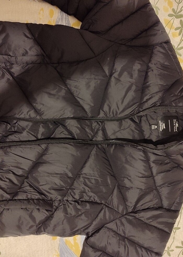 Mavi kadın mevsimlik mont - Görsel 3