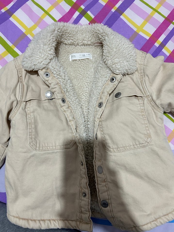 Zara Bej Düğmeli Erkek Çocuk Ceket - Görsel 3