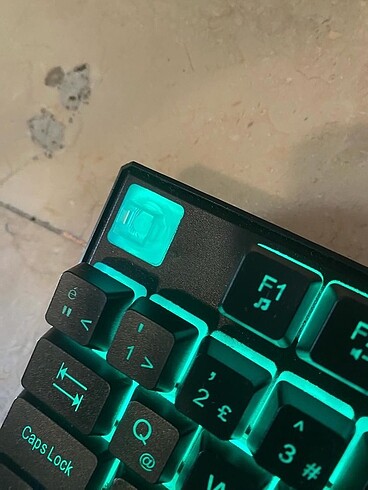 Beden Rampage rainbow klavye mekanik hisli