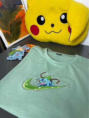 m Beden Pokemon Bulbasaur Nakış