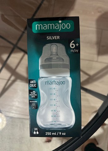 Mamajoo Gri Bebek Biberonu 250 ml - Görsel 4