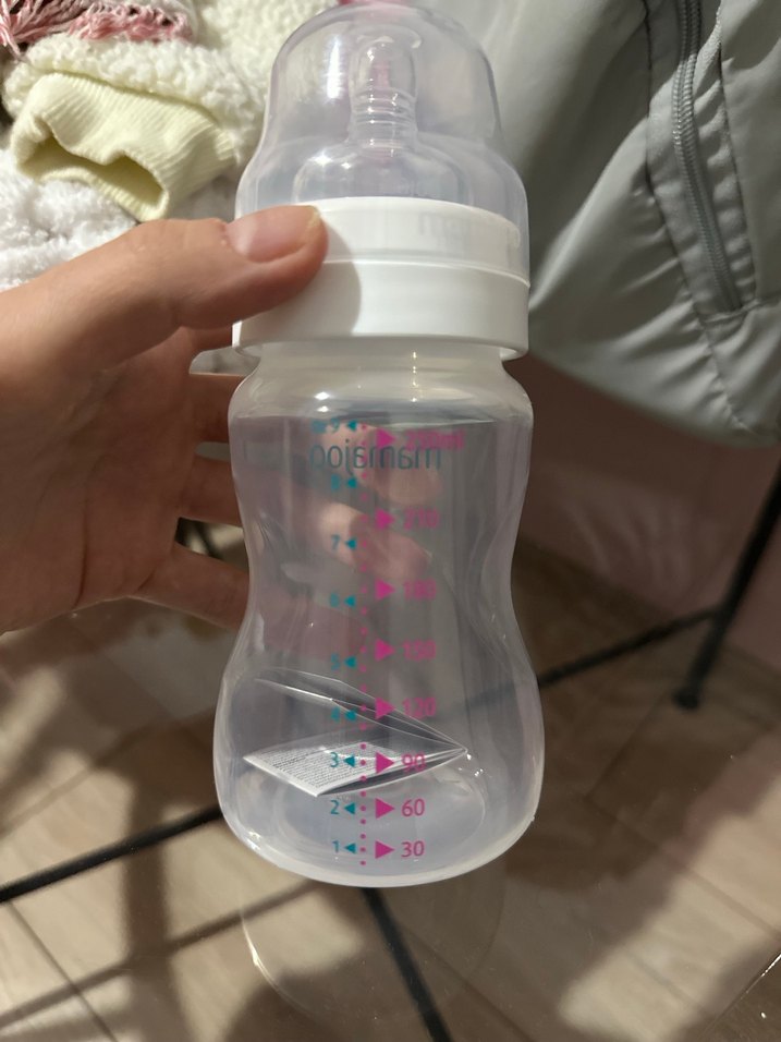 Mamajoo Gri Bebek Biberonu 250 ml - Görsel 3