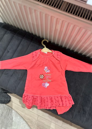 Kız Çocuk Renkli Pembe Uzun Kollu alt üst takım - Görsel 3