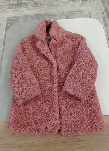 8 Yaş Beden Zara peluş tasarım kız çocuk kaban
