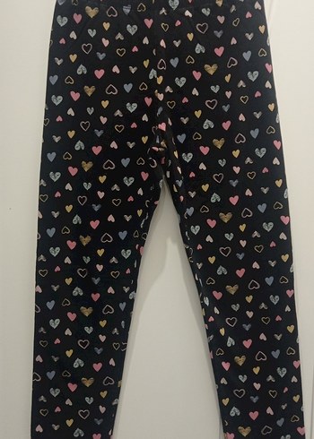 Kız Çocuk Çok Renkli Baskılı Tayt - Görsel 2