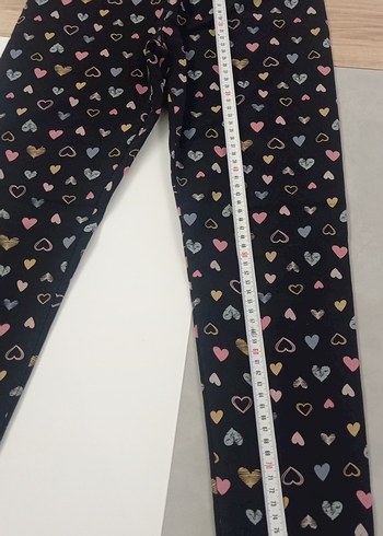 Kız Çocuk Çok Renkli Baskılı Tayt - Görsel 3