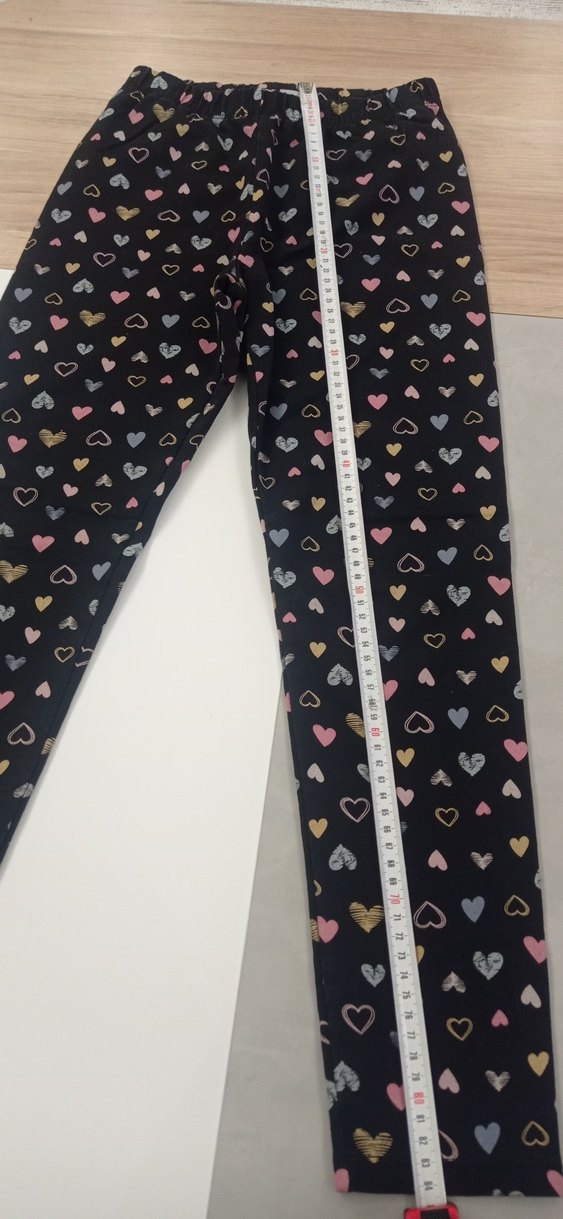 Kız Çocuk Çok Renkli Baskılı Tayt - Görsel 3