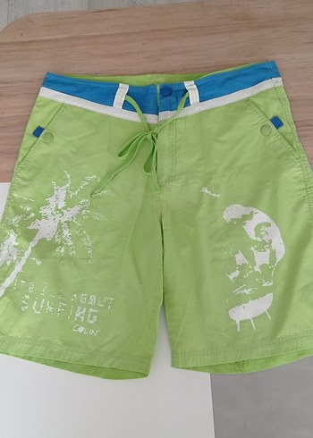 Colins marka Yeşil Baskılı erkek Deniz mayosu - Görsel 2