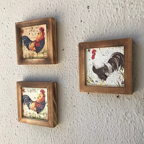 Diğer Üç adet duvar süsü