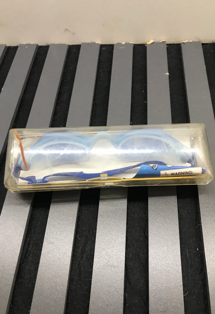 Mavi Retro Stil Yüzücü Gözlüğü - Görsel 3