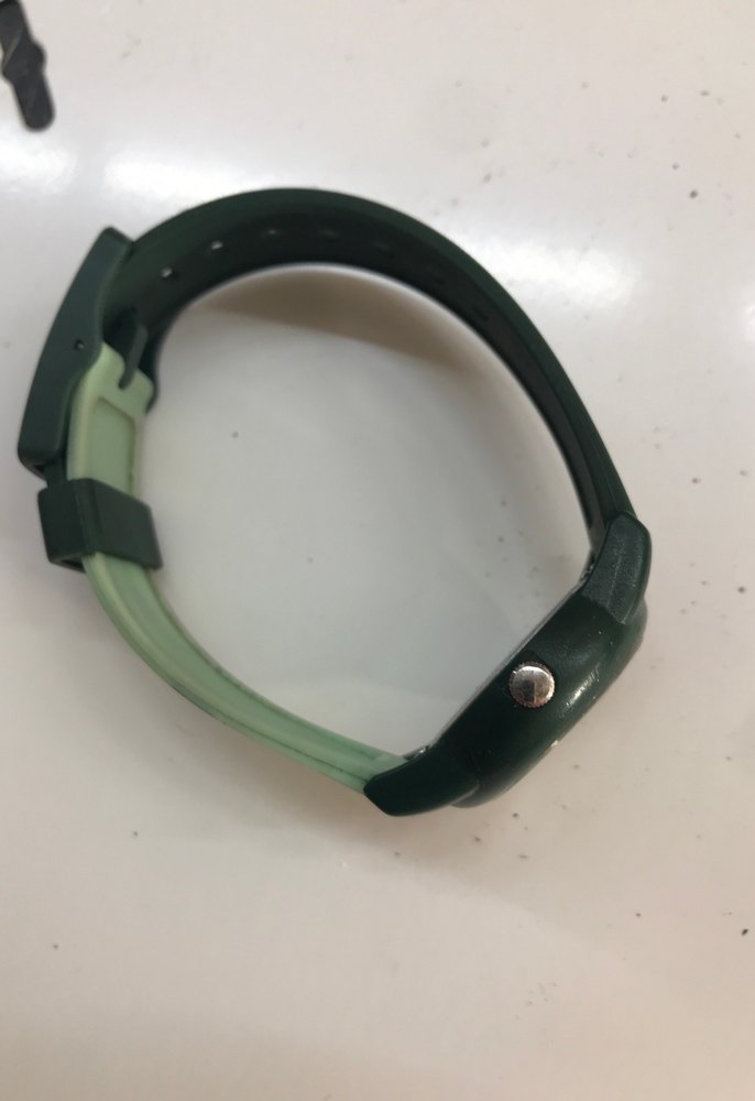 Koyu Yeşil Baskılı Çocuk Kol Saati - Görsel 4