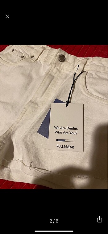 38 Beden beyaz Renk Pull and bear sort