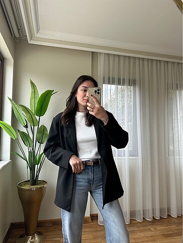 Oversize blazer ceket