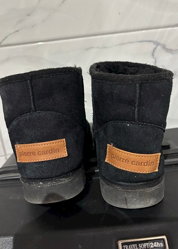 37 Beden Siyah Süet Stiletto Topuklu Kadın Botu
