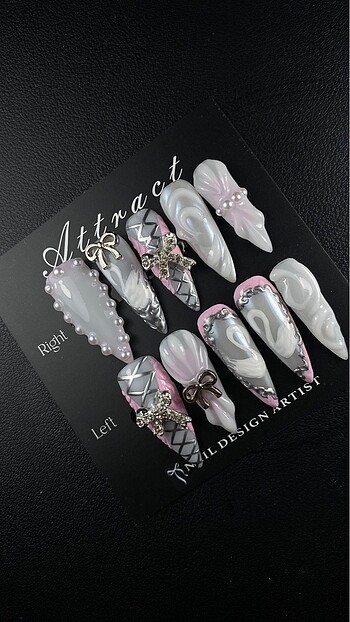 Medium stiletto ~ ???? tırnak seti - Görsel 2