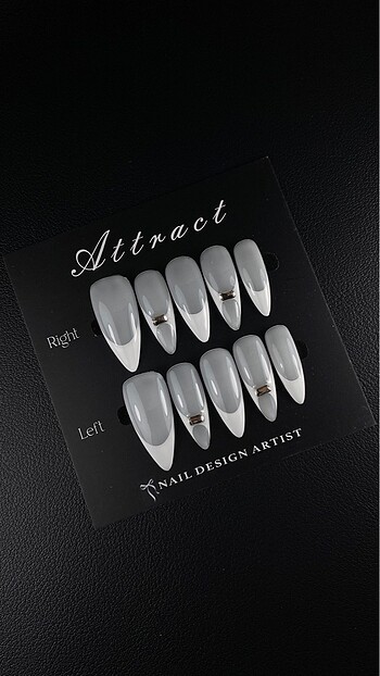 Short stiletto ~ french - Görsel 2