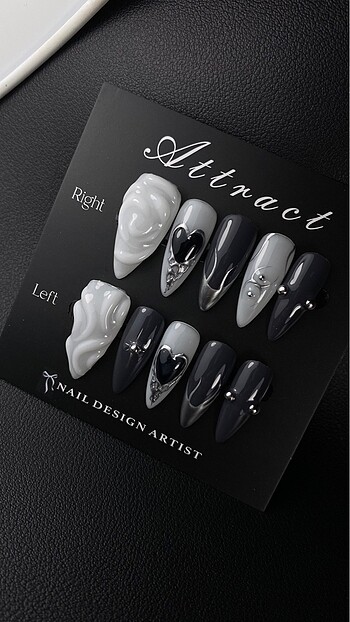 Short stiletto ~ jel takma tırnak - Görsel 2