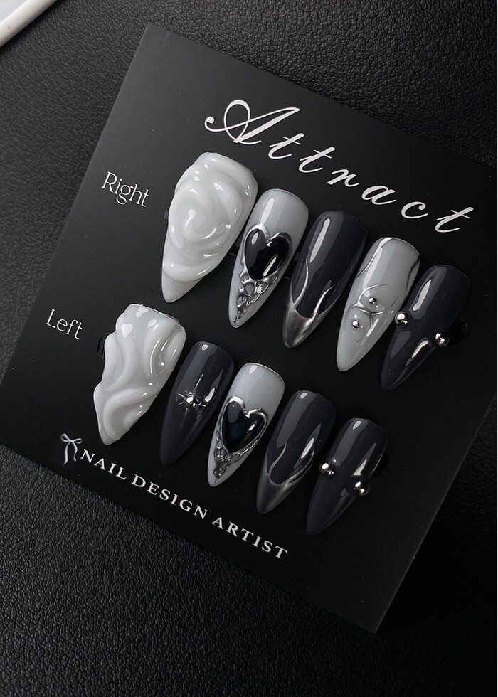 Short stiletto ~ jel takma tırnak - Görsel 2