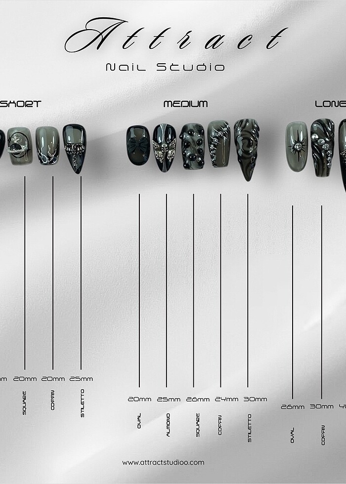 Medium stiletto ~ GOTHİC seri - Görsel 4