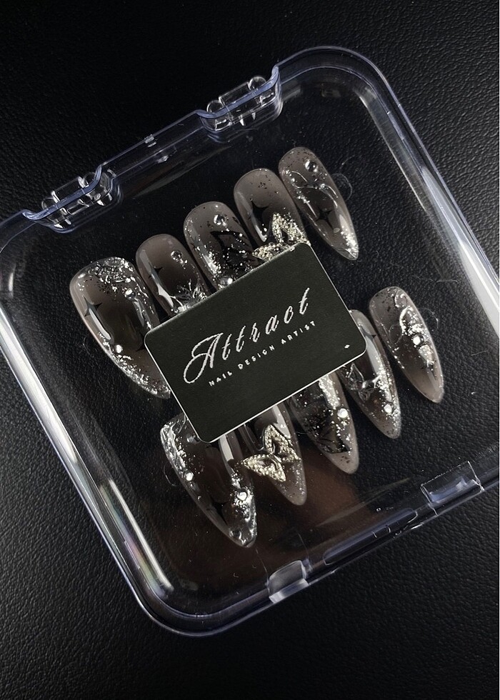 Short stiletto ~ transparan - Görsel 3