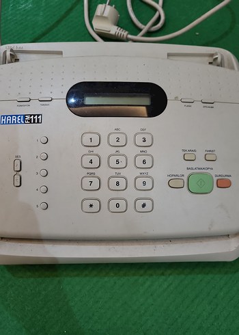 Beyaz Karel 111 Fax Telefon Makinesi - Görsel 2