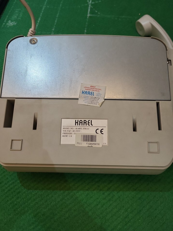Beyaz Karel 111 Fax Telefon Makinesi - Görsel 4