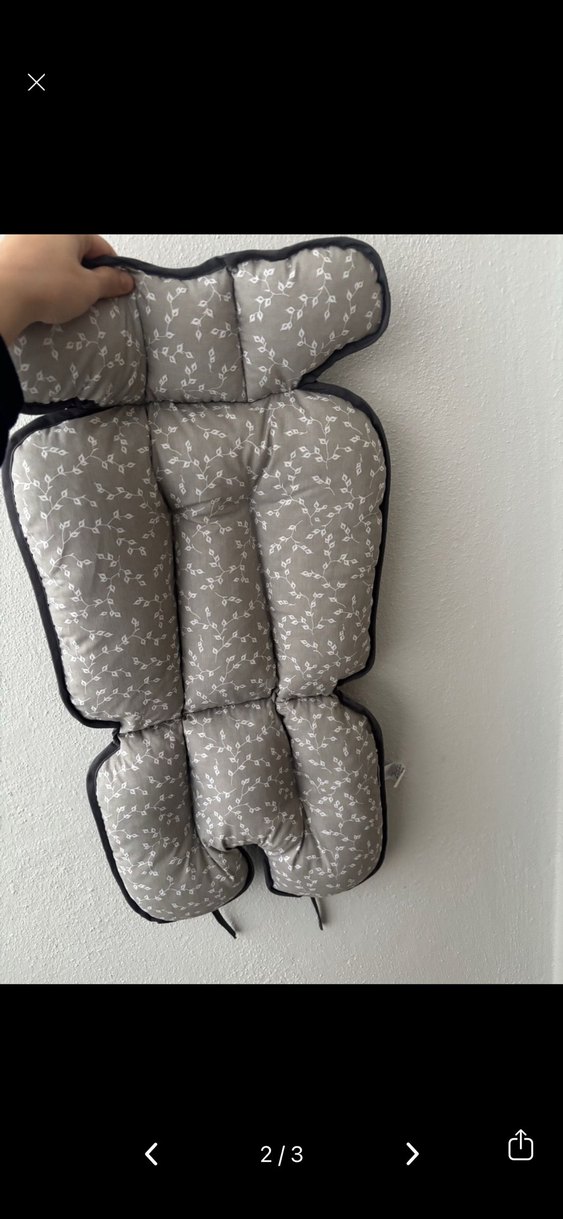 Babyjem Gri Nokta Puset ve Mama Sandalyesi Minderi - Görsel 2