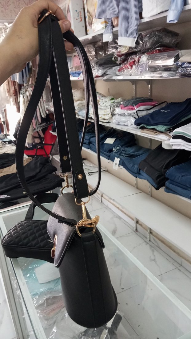 siyah kol Çantası - Görsel 5