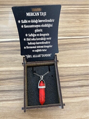 Diğer Doğal taş Mercan kolye