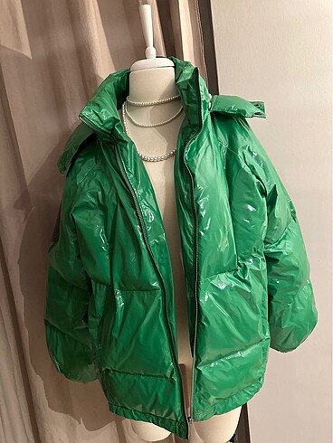 l Beden Moncler yeşil şişme mont