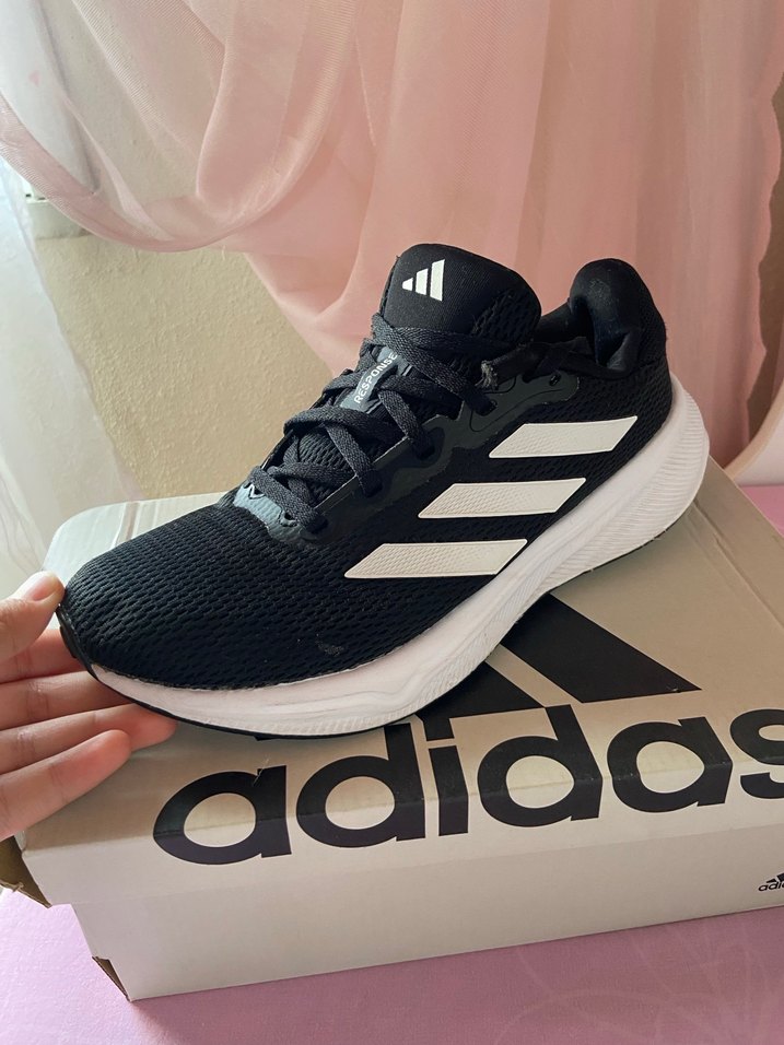 kadın siyah Zebra Desenli Spor Ayakkabı - Görsel 3