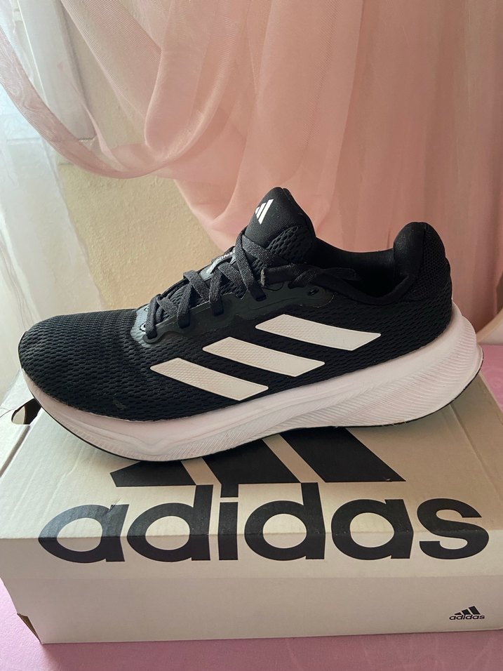 kadın siyah Zebra Desenli Spor Ayakkabı - Görsel 4