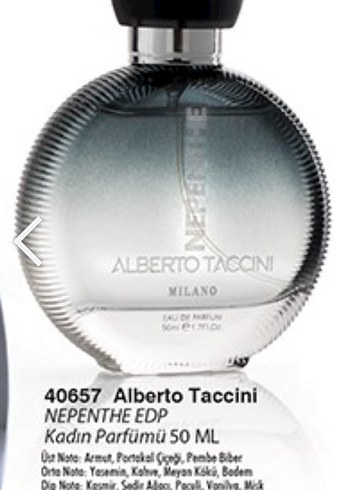 Alberto Taccini Nepentheed Kadın Parfümü 50 ML