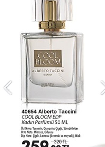 Alberto Taccini Cool Bloom Kadın Parfümü 50 ML