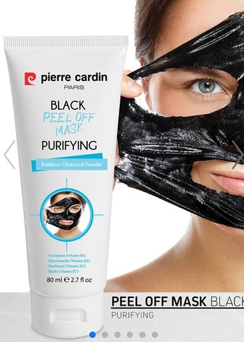 Pierre Cardin Siyah Arındırıcı Soyulabilir Maske 80 ml