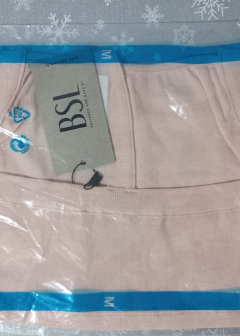 xs Beden pembe Renk BSL Crop Pembe Pamuklu