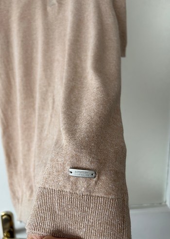 Bej Keten Erkek Polo Tişört - Görsel 2