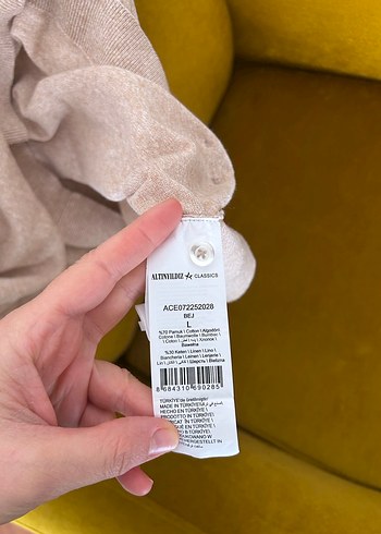 Bej Keten Erkek Polo Tişört - Görsel 3