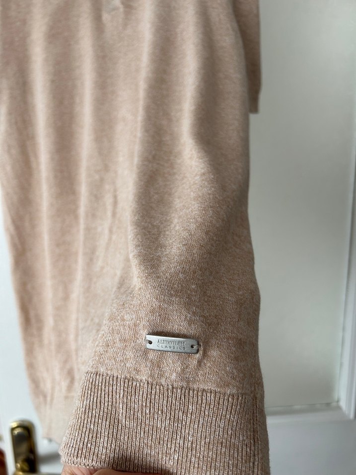 Bej Keten Erkek Polo Tişört - Görsel 2