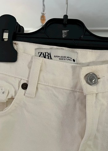 Beyaz Kadın Denim Pantolon - Görsel 2