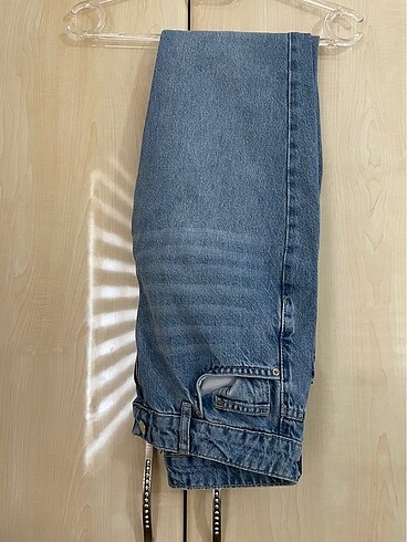 34 Beden mavi Renk Trendyolmilla yuksek bel straight jeans