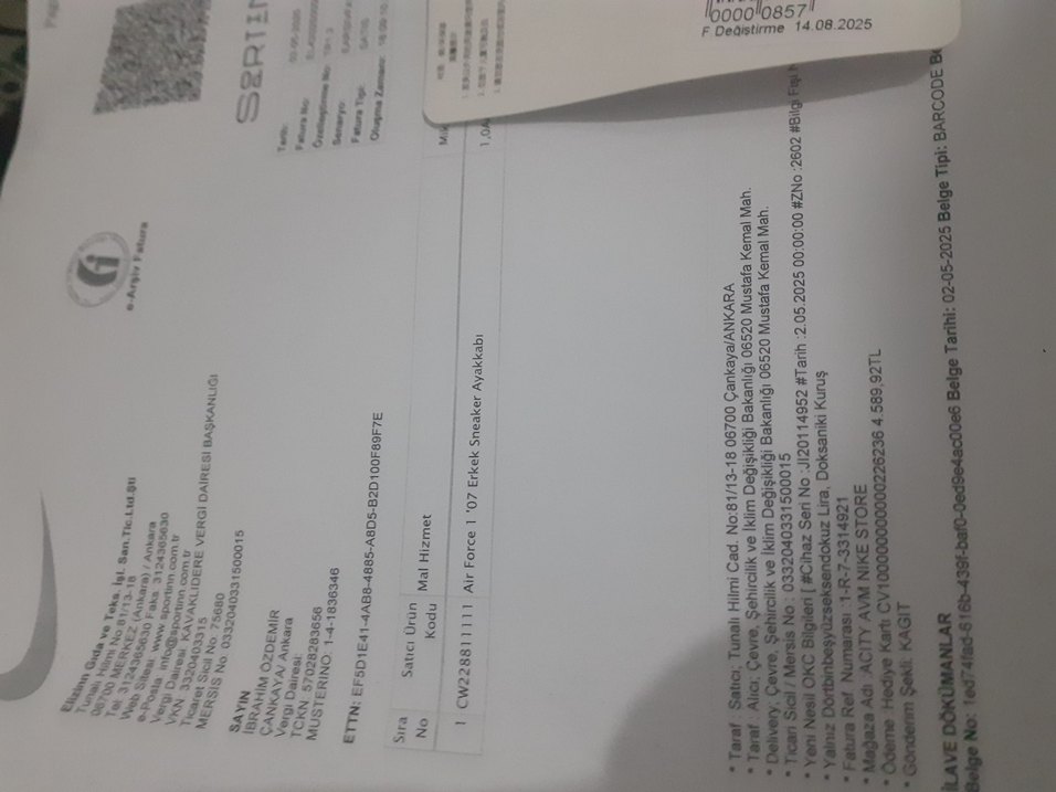 faturali.ve kutulu airforce - Görsel 4