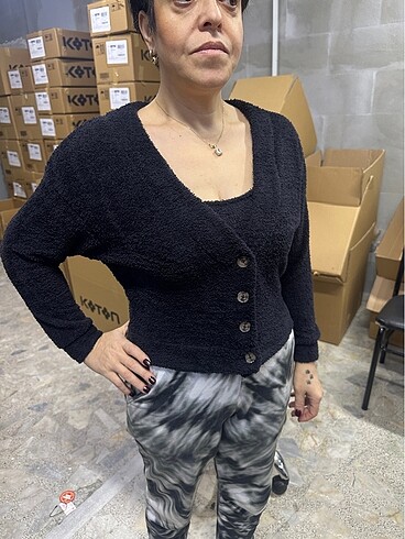 Peluş hırka