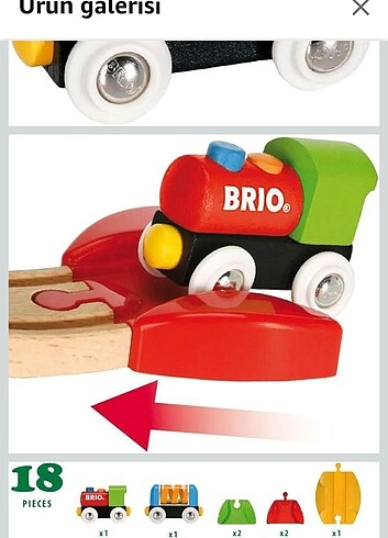 Brio tren seti - Görsel 3