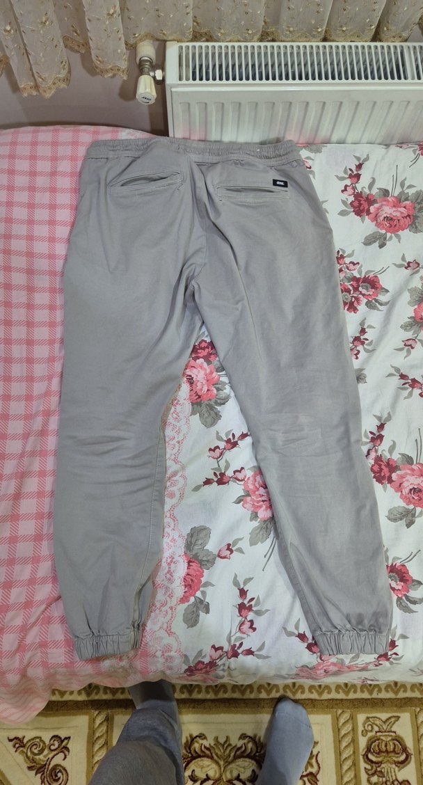 Gri zara joger pantolon - Görsel 2