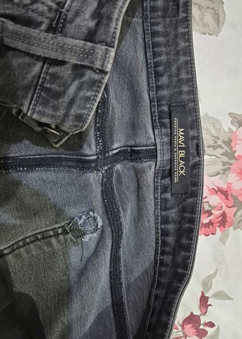 Erkek Gri hafif dar kesim Kot Pantolon - Görsel 4