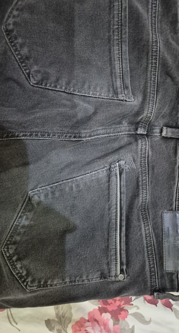 Erkek Gri hafif dar kesim Kot Pantolon - Görsel 3