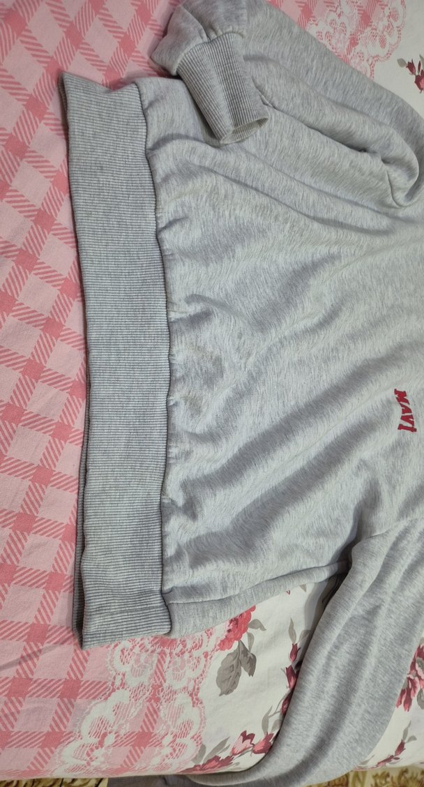 Gri Mavi Baskılı Erkek Sweatshirt - Görsel 5