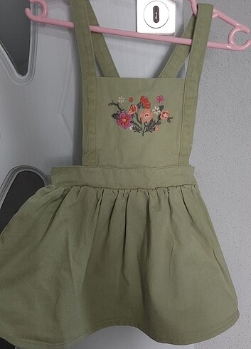 18-24 Ay Beden yeşil Renk Kız çocuk elbise